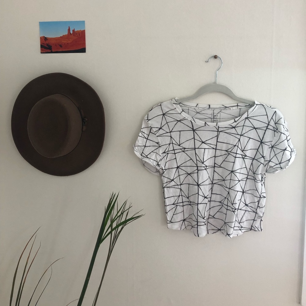 Black and White Graphic Tee